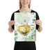 Blooming Tea Pot Canvas