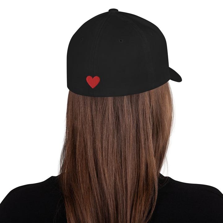 Black on Black Crew Closed back Cap