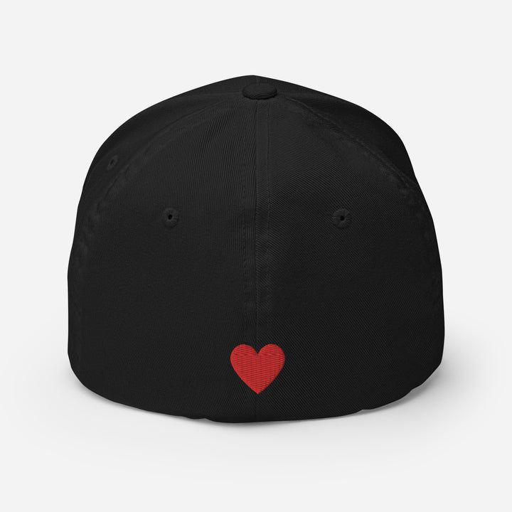 Black on Black Crew Closed back Cap