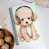 Poodle Pup Spiral notebook