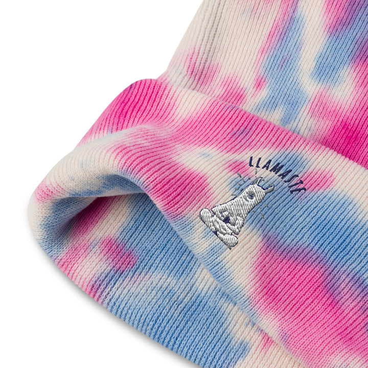 Tie-dye Llamaste beanie