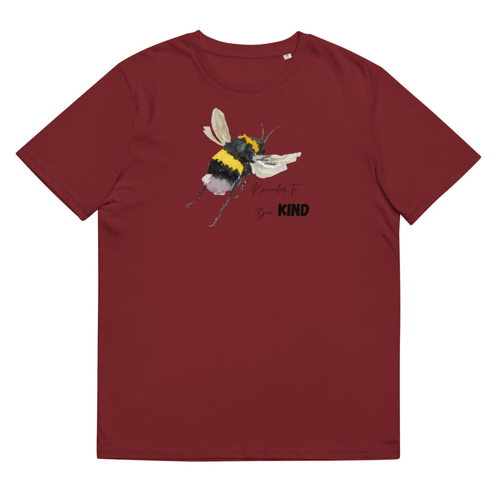 Unisex organic cotton Bee Kind t-shirt