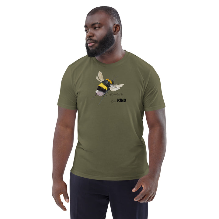 Unisex organic cotton Bee Kind t-shirt