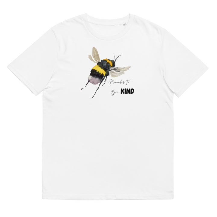 Unisex organic cotton Bee Kind t-shirt