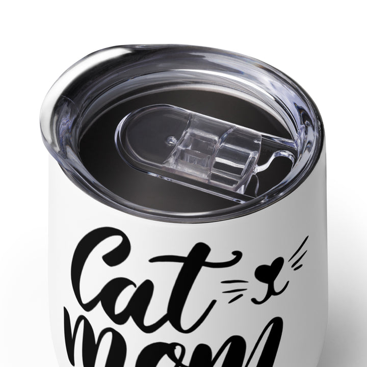 Cat Mom Wine tumbler