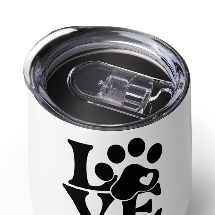 Love My Pup Wine tumbler