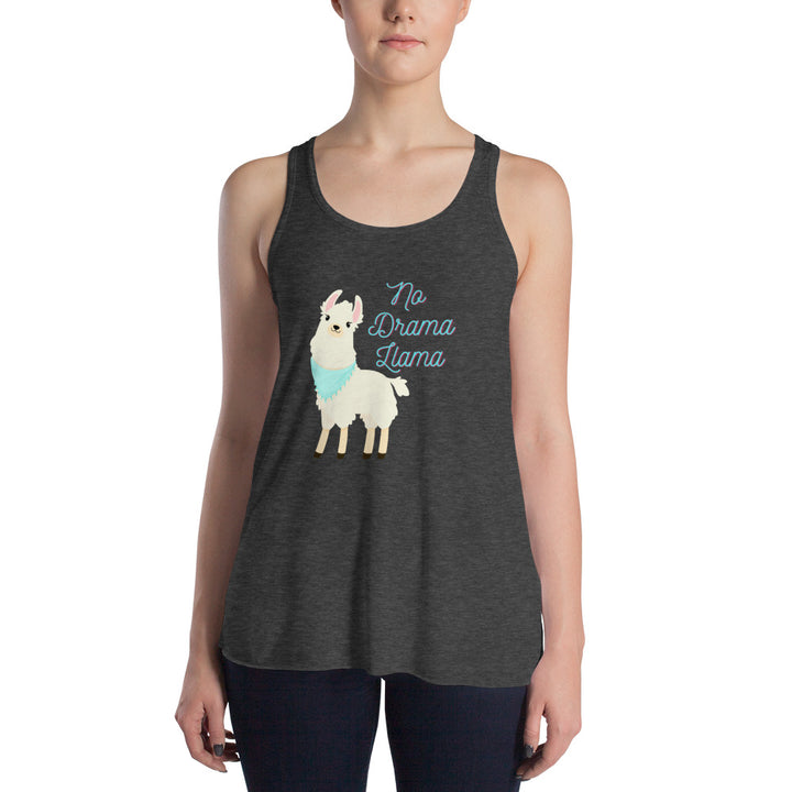 No Drama Llama Flowy Racerback Tank