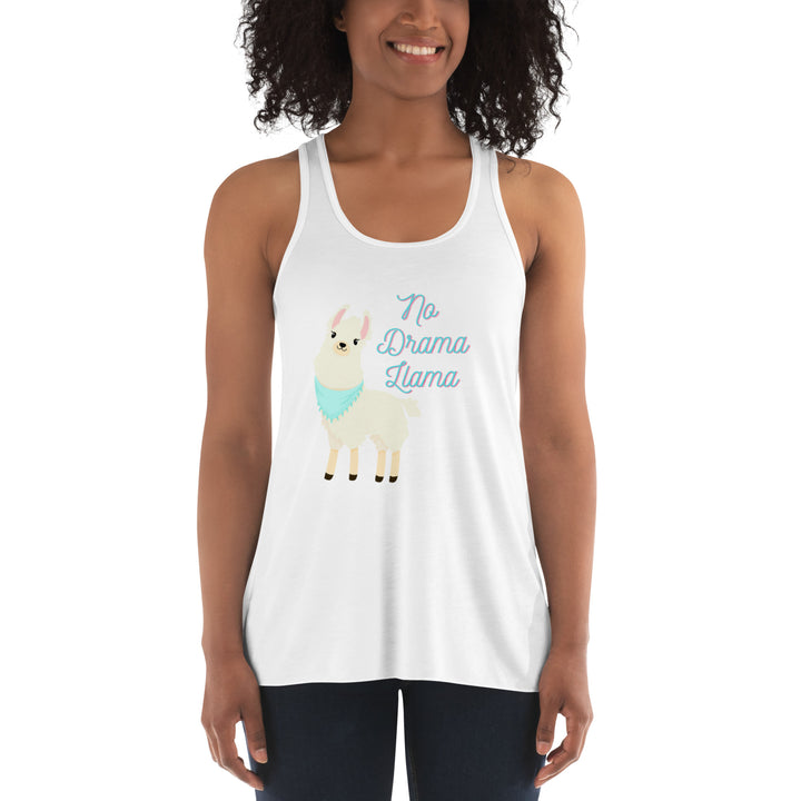 No Drama Llama Flowy Racerback Tank