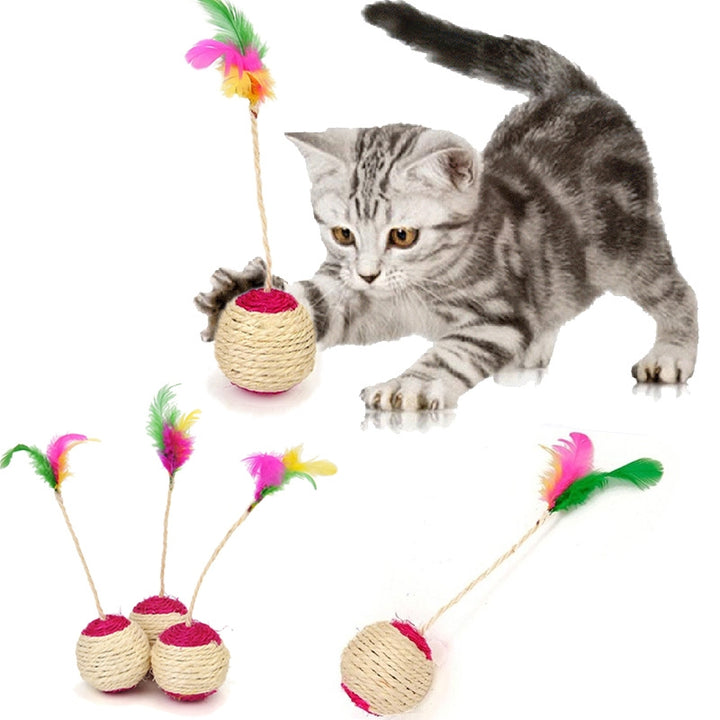 Kittie's Tumble & Play Scratch-ball Toy